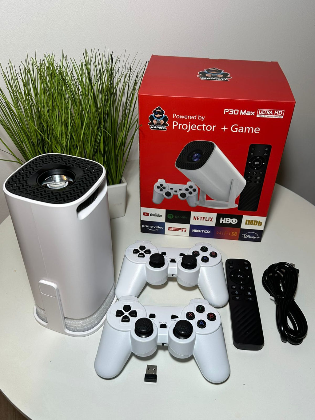 PROYECTOR GAMER P30 MAX + GAMEBOX