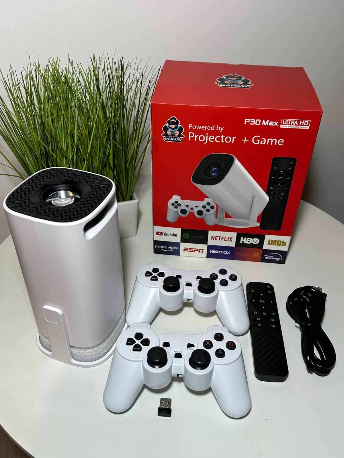 PROYECTOR GAMER P30 MAX + GAMEBOX