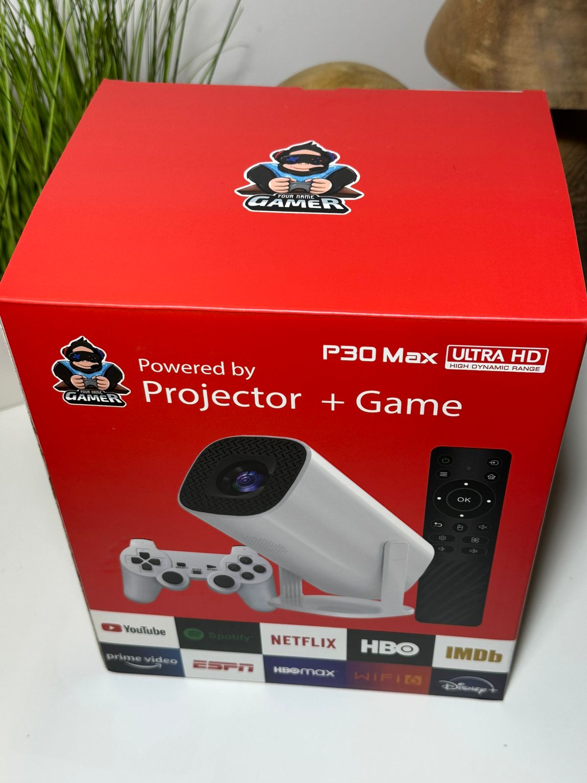 PROYECTOR GAMER P30 MAX + GAMEBOX