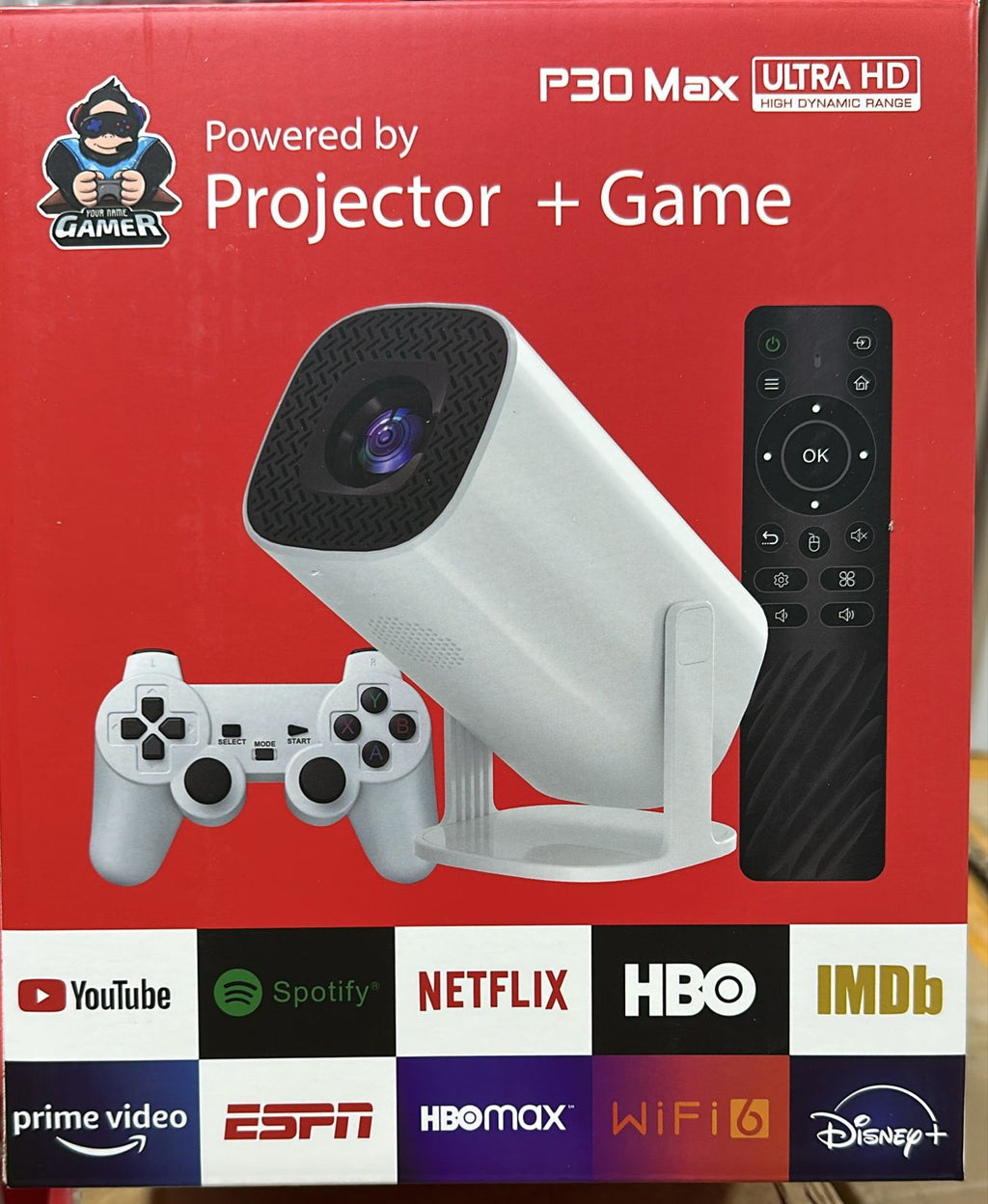 PROYECTOR GAMER P30 MAX + GAMEBOX