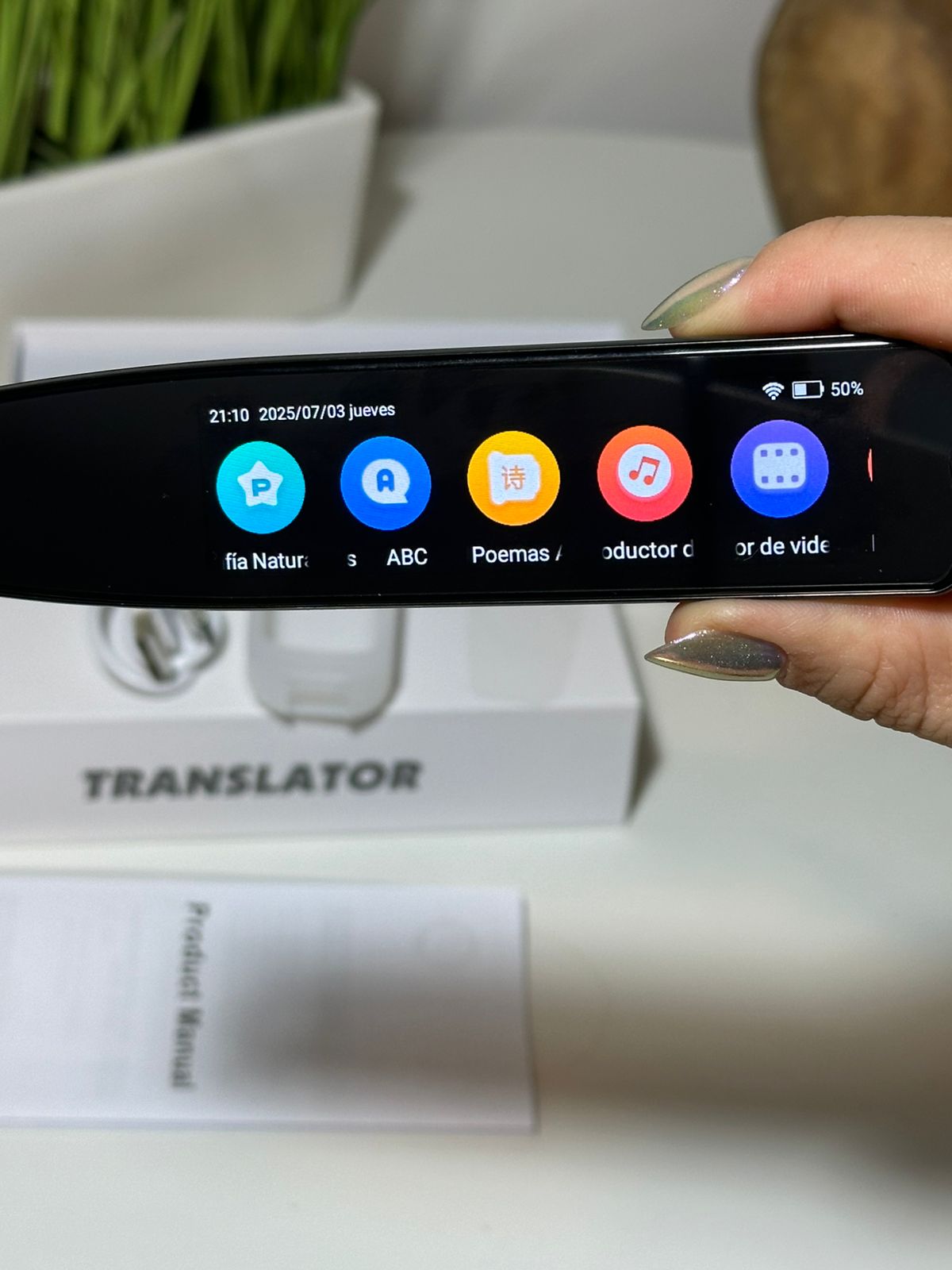 Traductor Inteligente de Voz y Texto con Pantalla Táctil